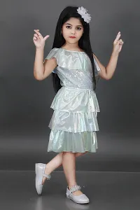 Stylish Fancy Designer Georgette Dresses For Kids-thumb2