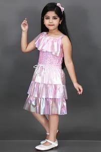 Stylish Fancy Designer Georgette Dresses For Kids-thumb3