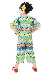 Fabulous Multicoloured Georgette Jumpsuits For Girls-thumb1