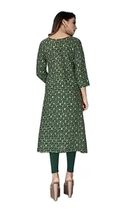 Authentic Cotton Blend Printed Kurta For Women-thumb1