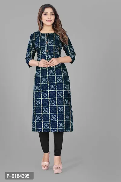 Authentic Cotton Printed Kurta For Women-thumb0