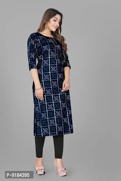 Authentic Cotton Printed Kurta For Women-thumb3