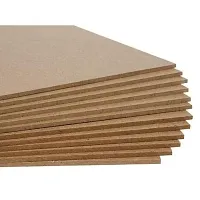 Woodcraft Original Wood MDF Board Sheets,3.5mm Thickness, Size 12X12 inch - Pack of 6-thumb1