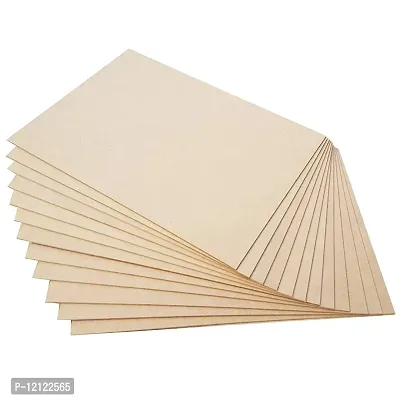 Woodcraft Original Wood MDF Board Sheets, 2mm Thickness, Size 12X12 inch - Pack of 6, Brown-thumb2