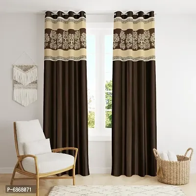 Elegant Polyester Window Curtains For Home Decoration-thumb0