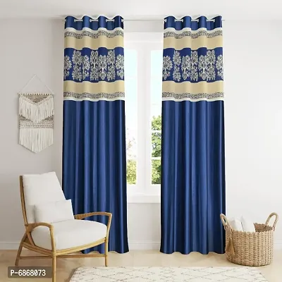Elegant Polyester Window Curtains For Home Decoration-thumb0