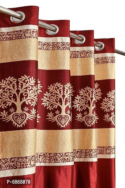 Elegant Polyester Window Curtains For Home Decoration-thumb4