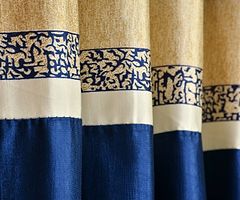 Elegant Polyester Window Curtains For Home Decoration-thumb1