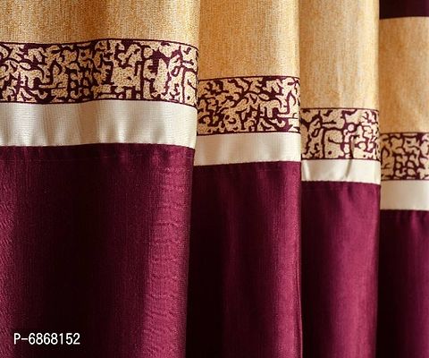 Elegant Polyester Door Curtains For Home Decoration-thumb2