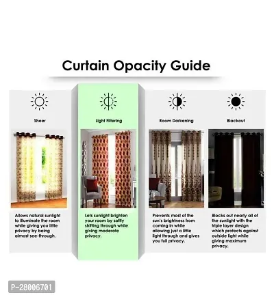 Classic Polyester Door Curtain Pack of 4-thumb5