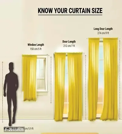 Classic Polyester Window Curtain Set of 3-thumb2