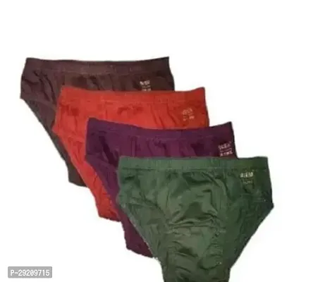 Stylish Multicoloured Cotton Solid Panty For Women Pack Of 4