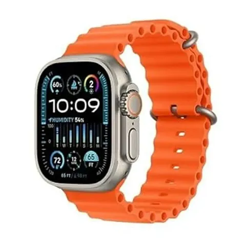 T800 Ultra Edition smart watch with WiFi GPS T800 5G S8 Sim Card Smartwatch  (Orange Strap, Free Size)