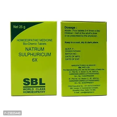 Sbl Natrum Sulphuricum 6 25G Pack Of 2