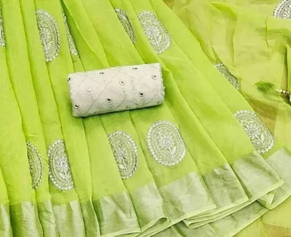 Most Liked Embroidered Art Silk Sarees