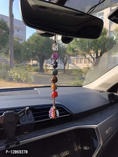 PAIXON Handcrafted 7 Chakras Healing Crystals Home Interior Decoration Car Hanging Ornaments Window Decoration Good Luck Home Decoration for Reiki Healing Good Luck Feng Shui Decorations-thumb4