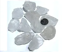 GEMTUB 250 Grams Natural Clear Quartz Raw Stone Natural Clear Quartz Rough Stones Chunk Rock Gemstone for Reiki Healing Meditation Vastu Correction & Home Decoration (250 Grams)-thumb4