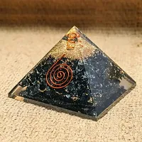 GEMTUB Handcrafted Natural Black Tourmaline Orgone Pyramidd for EMF Protection Reiki Healing, Feng Shui, Vastu, Crystal Healing, Meditation, Vastu Correction, Reiki Grid and Aura Cleaning, (50-60mm)-thumb4