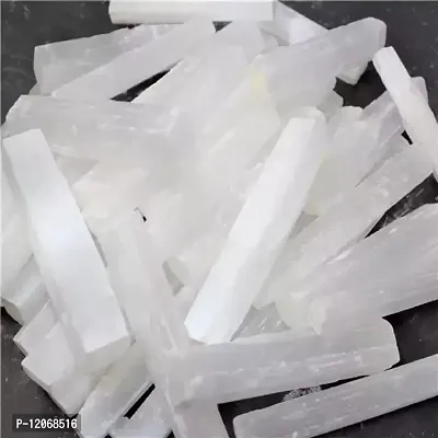 GEMTUB Natural Selenite Crystal Rough Sticks Selenite Crystal raw stick long size 6-7 inch for Reiki Healing Crystal Healing Vastu Dosh Remove Negative Energy Yoga Meditation-thumb4