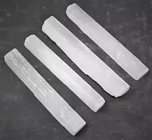 GEMTUB Natural Selenite Crystal Rough Sticks Selenite Crystal raw stick long size 6-7 inch for Reiki Healing Crystal Healing Vastu Dosh Remove Negative Energy Yoga Meditation-thumb2