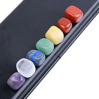 GEMTUB 7 Chakra Tumble Pebbles Stone Set for Reiki Healing Home Decor  Positive Energy-thumb2