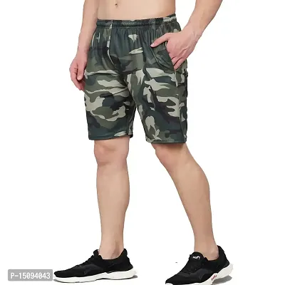 Moyzikh Men's Regular Fit 4 Way Lycra Shorts-thumb0