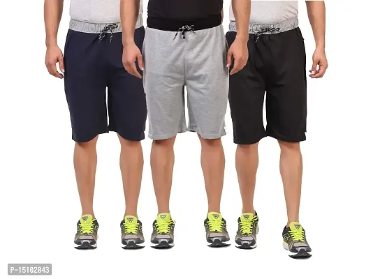 Moyzikh Men's Regular Shorts (Pack of 3)