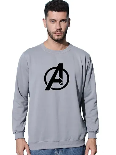 Moyzikh Men's Avenger Print Blend Sweatshirt