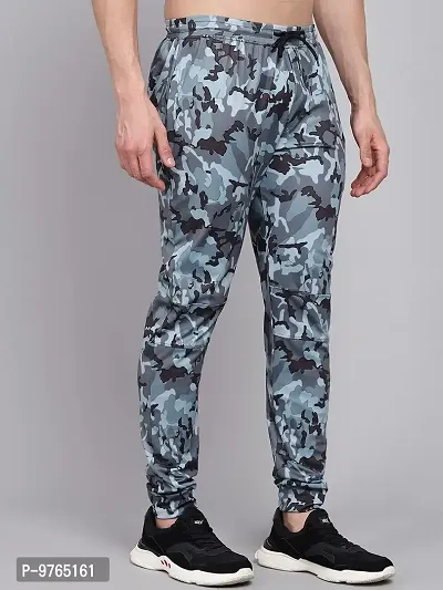 MOYZIKH Men's Regular Fit Camouflage Print Trackpants-thumb2