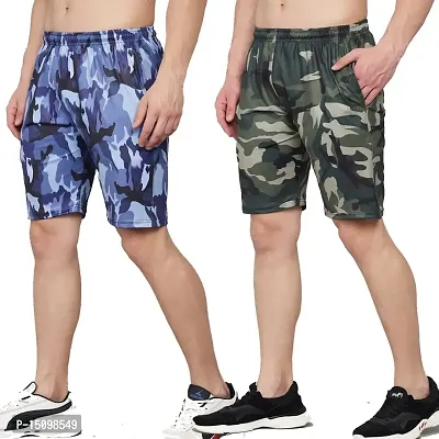 Moyzikh Men's Regular Fit 4 Way Lycra Shorts