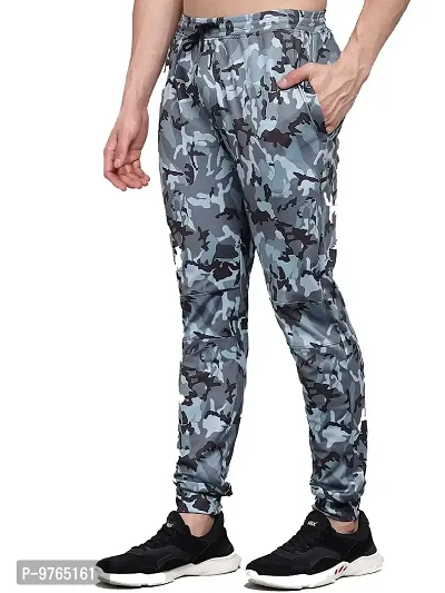 MOYZIKH Men's Regular Fit Camouflage Print Trackpants-thumb0