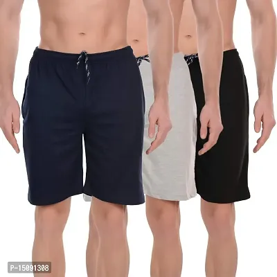 Moyzikh Men's Regular Shorts (Pack of 3)