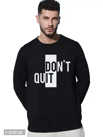 Moyzikh Men's Cotton Round Neck Sweatshirt(Dont Quit-SWT-BLACK-S_Black_S)-thumb0