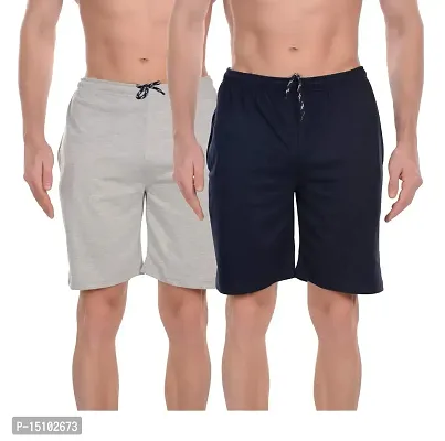 Moyzikh Men's Cotton Shorts | Men's Casualwear | (Pack of 2)