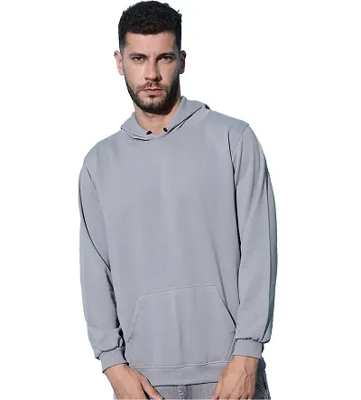 Moyzikh Unisex Solid Hoodie Sweatshirt