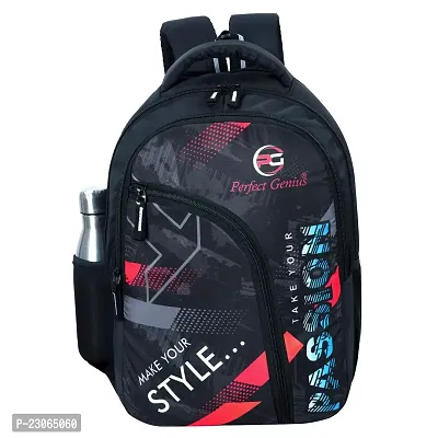 School bag For Men Women Boys Girls/Office School College Teens  Students Bag  Backpack(black)-thumb0