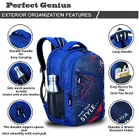 School bag For Men Women Boys Girls/Office School College Teens  Students Bag  Backpack(navy blue)-thumb2