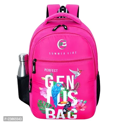 School bag For Men Women Boys Girls/Office School College Teens  Students Bag  Backpack(pink)-thumb0