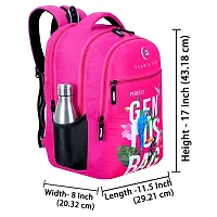 School bag For Men Women Boys Girls/Office School College Teens  Students Bag  Backpack(pink)-thumb1