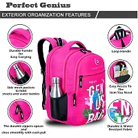 School bag For Men Women Boys Girls/Office School College Teens  Students Bag  Backpack(pink)-thumb2