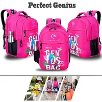 School bag For Men Women Boys Girls/Office School College Teens  Students Bag  Backpack(pink)-thumb3