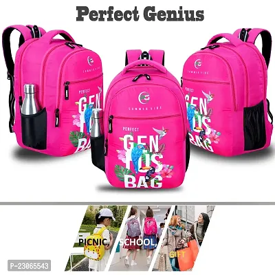 School bag For Men Women Boys Girls/Office School College Teens  Students Bag  Backpack(pink)-thumb4