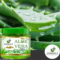 Pure Jangali Organics Pure Aloe Vera  Vitamin E Aloe Vera Gel for Useful Face Gel (GREEN ALOE VERA GEL 220G -PURE JANGALI)-thumb1