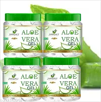 Pure Jangali Organics Pure Aloe Vera  Vitamin E Aloe Vera Gel for Face Gel (JAN-WHITE-GEL-100G-B-PACK 4)-thumb1