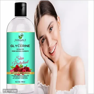 Pure Jangali Organics Glycerin, Also Called Glycerol, Happens To Be a Colourless, Odourless, Sweet-tasting Liquid That Has A Very Thick, Viscous Consistency (jan-glycrin -100ml-GYE)-thumb2