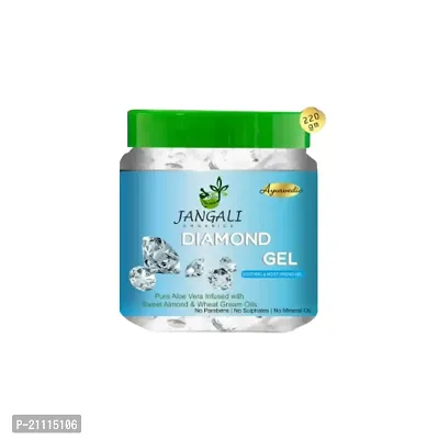 Pure Jangali Organics Aloe Vera Gel For Face, with Pure Aloe Vera  Vitamin E for Skin and Hair, 220g (JAN-DIAMOND GEL 220G-DSA)