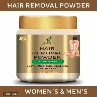 Pure Jangali Organics Instant Hair Removal Powder For All Skin Types -100Gm, Jjd-B-Hair Removal Power, 100gm