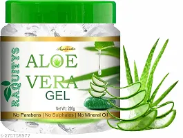 Pure Jangali Organics Pure Aloe Vera  Vitamin E Aloe Vera Gel for Useful Face Gel (aloe vera gel 220 g pure gel-W)-thumb1