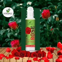 Pure Jangali Organics Natural Herbal Undiluted Floral Rose Attar Perfume for Unisex, 10ml, jangal0=rose attar -10ml pack 2-thumb1