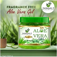 Pure Jangali Organics Pure Aloe Vera  Vitamin E Aloe Vera Gel for Classic Face Gel (face gel green aloe vera -j-o 220g)-thumb1